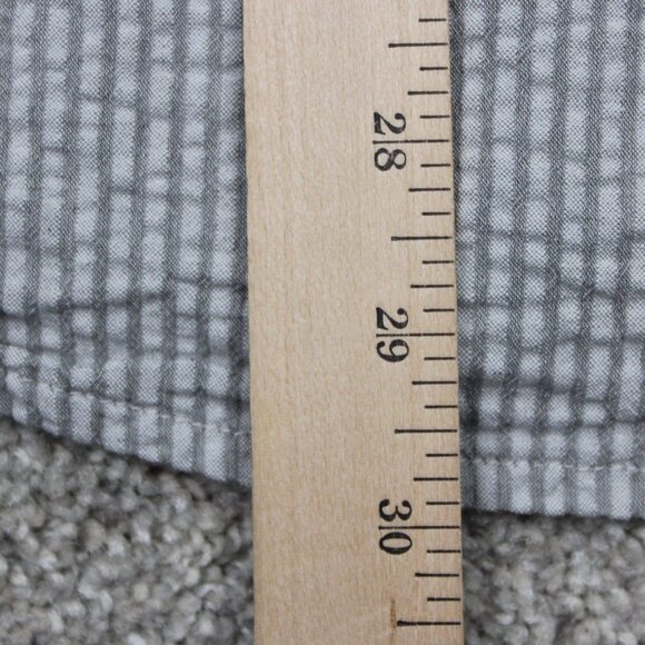 Tailor Vintage Flip Cuff Shirt Mens XL Gray Cotton/Linen Blend L/S Button Down - Picture 14 of 15